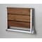 Anzzi Shower Seat, 17 in L, Natural Teak Wood, Polished Chrome AC-AZ8208 - alternate 5